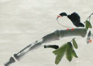 陈子庄 小鸟 立轴