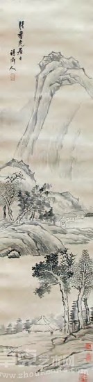 张祥河 山水 立轴