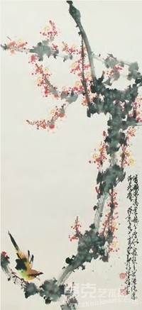 赵少昂 花鸟 立轴