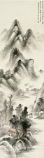 顾沄 甲戌（1874）年作 山水 立轴