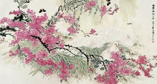 田镛 1982年作 西双版纳小景 镜心