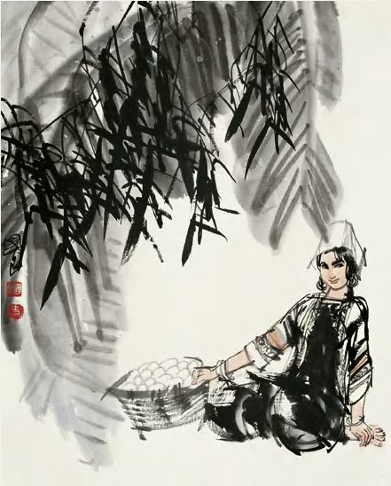 史国良 收获 立轴60×48cm