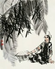 史国良 收获 立轴