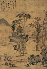 罗阳 癸未（1823年）作 山水 立轴