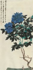 侯碧漪 牡丹 镜心