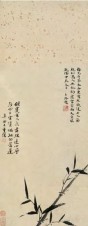 陈撰 辛酉（1741年）作 墨竹 立轴