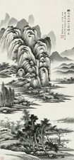 吴湖帆 己巳（1929年）作 烟江叠嶂图 立轴