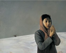 王晓明 1990年作 雪天
