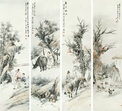 倪田 人物 四屏