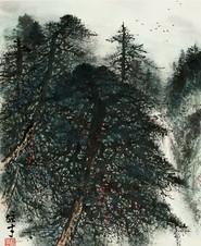 黎雄才 山水 立轴