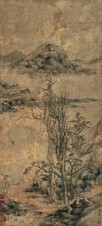 陈一章 仿倪山水 立轴