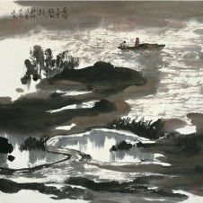 杨延文 戊辰（1988）年作 春风十里扬州路 镜心