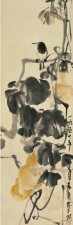 许奇高 1957年作 葫芦 立轴