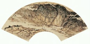 宋玉麐 庚午（1990）年作 山水 镜心