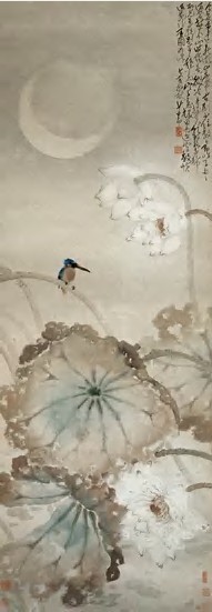 赵少昂 癸酉（1933）年作 花鸟 立轴