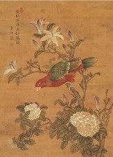于寿伯 花鸟 立轴
