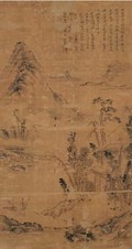 黎简 癸丑（1793）年作 山水 立轴