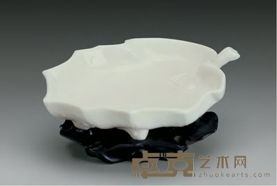 清初 福窑秋叶洗 14.8×11.8×3cm