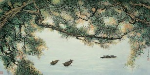王琦 南方乡村系列之三 镜心
