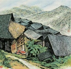 王琦 南方乡村系列之一 镜心