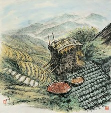 王琦 南方乡村系列之二 镜心