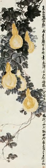 吴昌硕 癸卯（1903）年作 依样 立轴