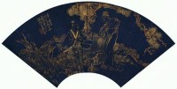黄山寿 辛巳（1881）年作 羲之画扇 扇面