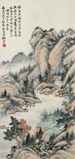 顾嵒 山水 立轴