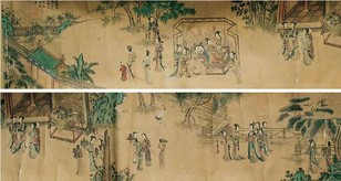 陈枚 祈巧图 手卷