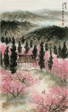 傅抱石 1956年作 初春图 镜心