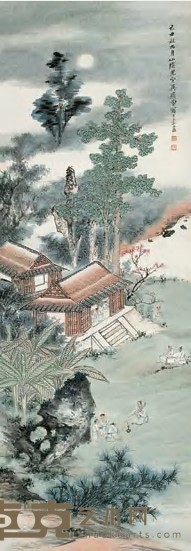 吴光宇 1949年作 人物 镜心 100×35cm