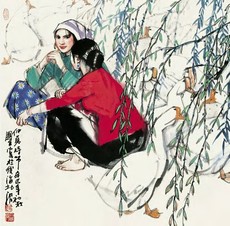 史国良 2001年作 仲夏时节 立轴