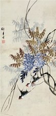 穆仲芹 花鸟 镜心