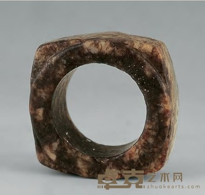 宋 旧仿新石器玉琮 6cm