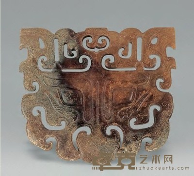 宋 古玉铺首 高11.2cm