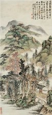 赵云壑 山水 立轴