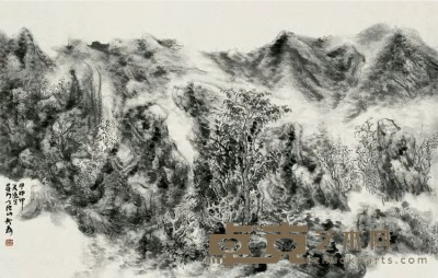 徐龙森 2004年作 天池胜景 镜心 60.5×96cm