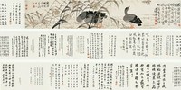 边寿民 1743年作 芦雁图 手卷