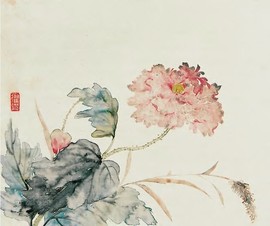 无款 花卉 镜心