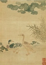 无款 花鸟 镜心
