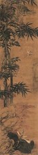 无款 竹石同春 立轴