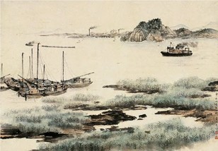 黄纯尧 1959年作 燕子矶 镜心