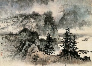 黄纯尧 雨后 镜心