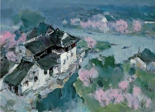 雷坦  1995年作 桃花江