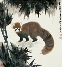 王为政 1989年作 春雨图 立轴