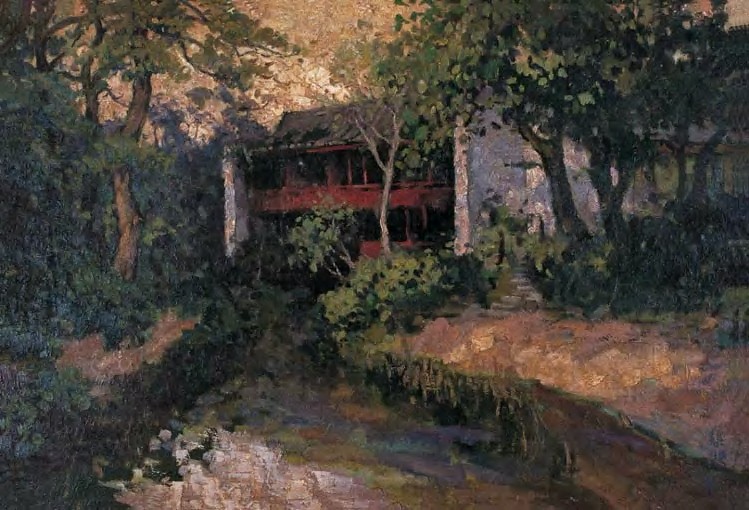 徐悲鸿 1939年作 光第·风景58.5×85cm
