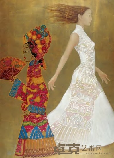 李云（油） 2003年作 现代仕女图之二 150×110cm