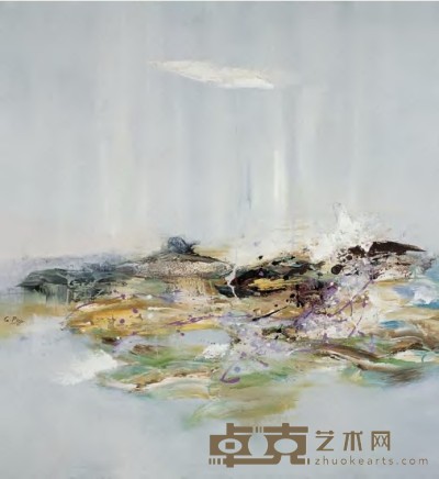崔广平 2001年作 潮 120×110cm