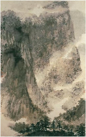 傅抱石 1962年作 泰华秋色 镜心117.5×73.5cm