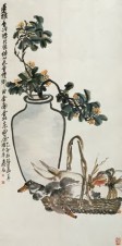 王震 程璋 署年：乙卯（1915年） 花卉